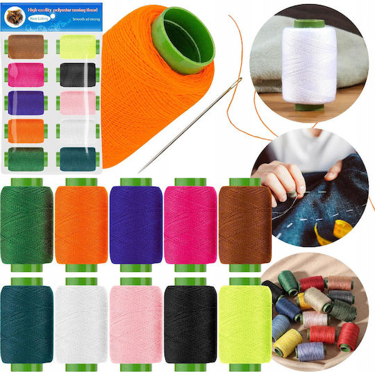 Sewing Thread Set 10 Colors 120 M 30s/2 Vergionic
