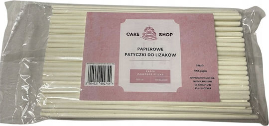 Sticks For Pop Cake Paper 100 Pieces