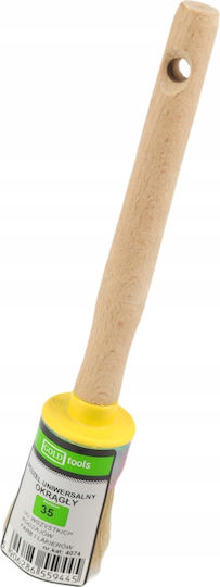 Round Brush Gold 35