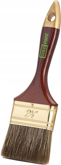 Acrylic Brush Gold 3"
