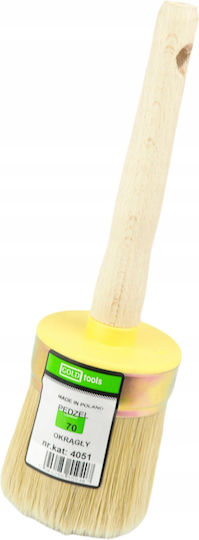 Round Brush Gold 70
