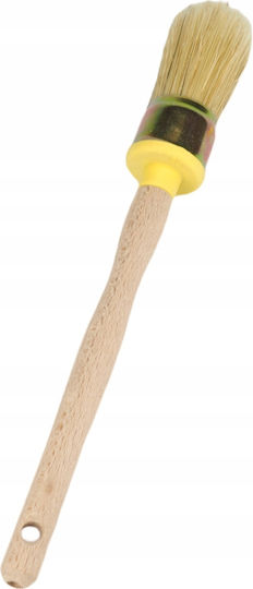 Round Brush Gold 25