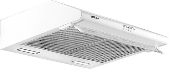 Gruppe Pratico 600 Standard Vent Hood 60cm White