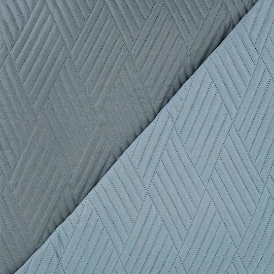Borea Diamond Μονό Σιέλ-γκρι 160x240cm