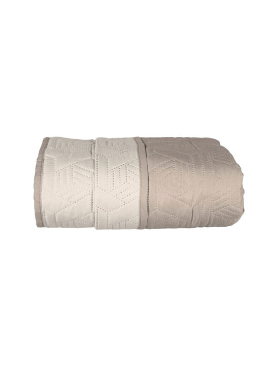 Kipper Flex Coverlet Double Microfiber Moca-Beige 220x240cm