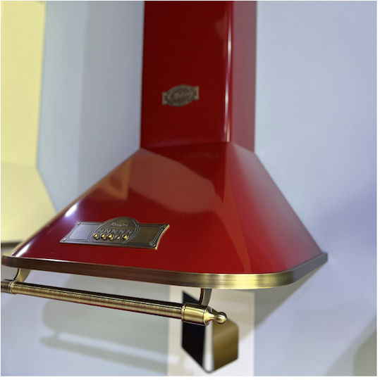 Kaiser Chimney Vent Hood 86.5cm Red A 9315 RotEm Eco