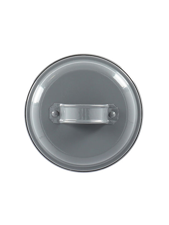 Esschert Design Βάζο Γενικής Χρήσης με Καπάκι Γκρι 1150ml