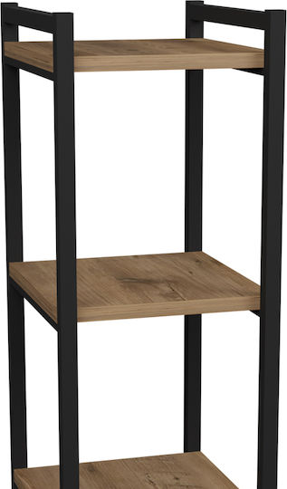 Βιβλιοθήκη Harvey Μαύρο 33x28x100εκ.