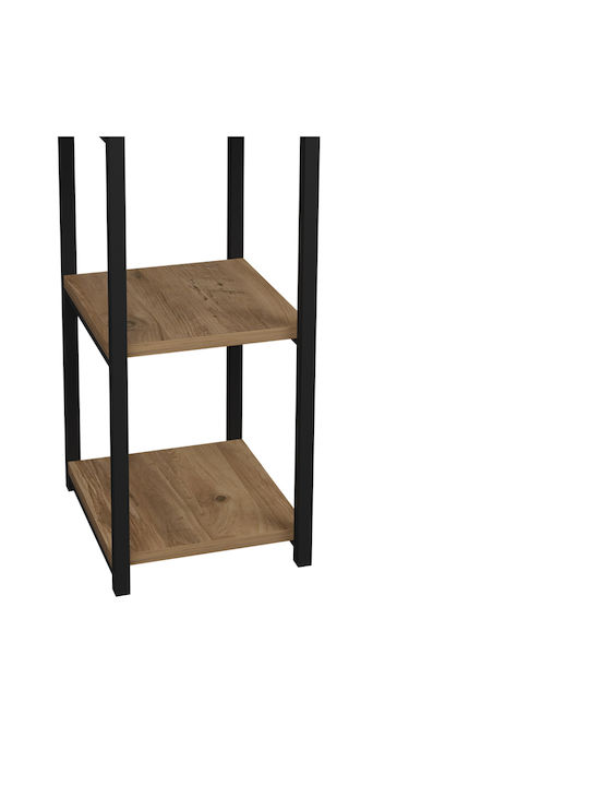 Harvey Black Bookcase 33x28x100cm