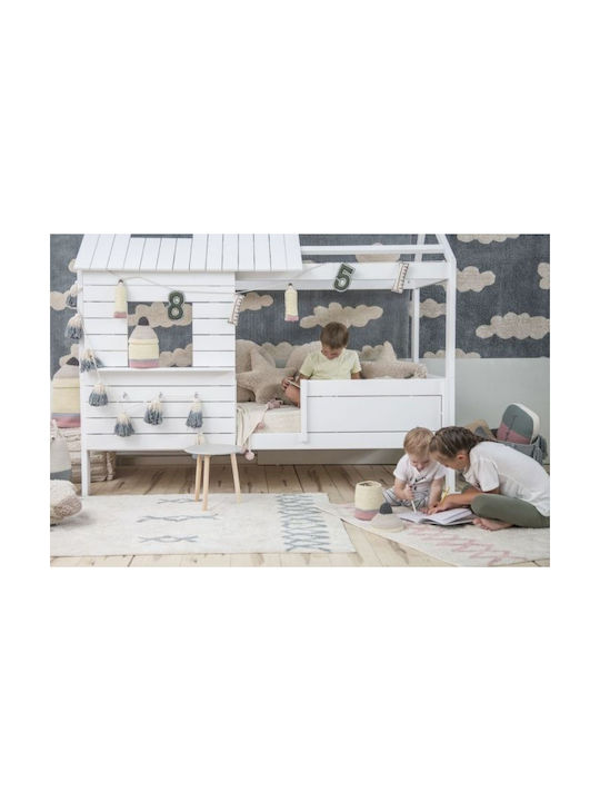Lorena Canals Atlas Handmade Kids Rug Cotton Beige 120x160cm