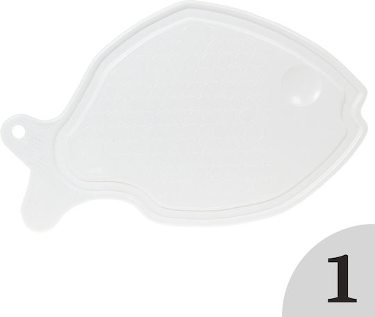 Primpol Tocătoare De Bucătărie Din Plastic Albă 27x17cm