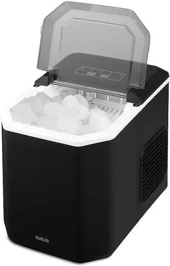 Muhler MI-1509B Ice Machine with Spraying System with Daily Ice Making Capacity 15kg