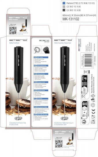 Emerio Device for Hot & Cold Milk Froth with Non-Stick Coating