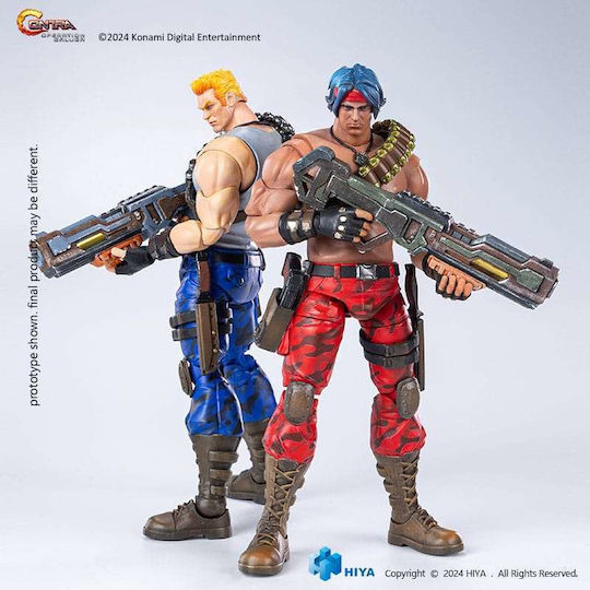 Hiya Toys Contra Operation Galuga Exquisite Basic Bill Rizer Action Figure