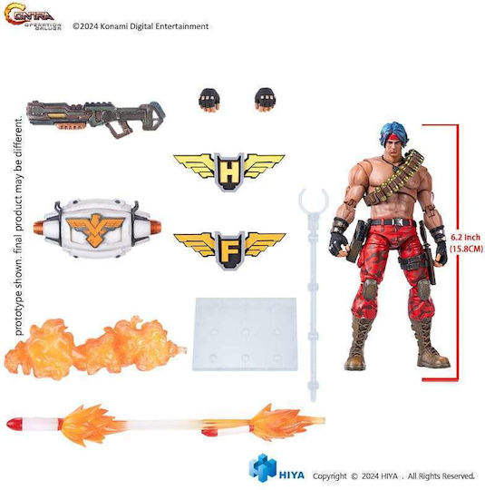 Hiya Toys Contra Operation Galuga Exquisite Basic Lance Bean Action Figure