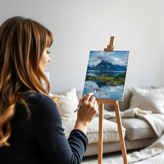 Set 7 Kurtzy Painting Canvases 30x30cm White Cotton 3mm Thickness