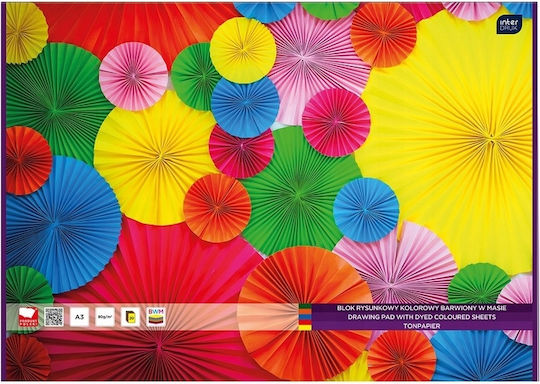 A3 School Drawing Pad 20 Colored Sheets