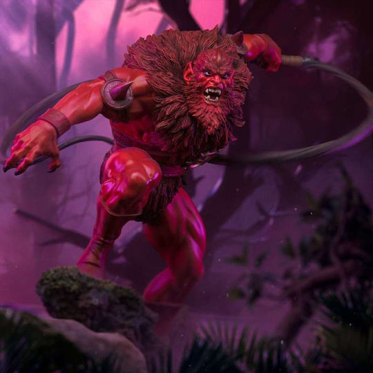 Iron Studios Masters of the Universe Red Beast Man Exclusive 2024 Figure in 1:10 Scale
