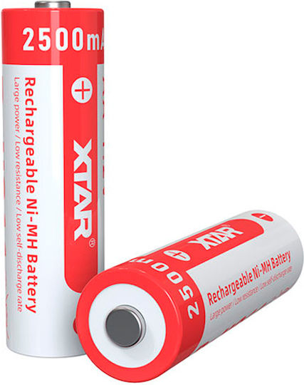 XTAR Rechargeable Batteries AA Ni-MH 2500mAh 1.2V 4pcs