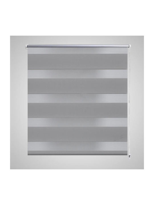 vidaXL Roller Blinds Zebra Double Gray W80xH175cm 240203