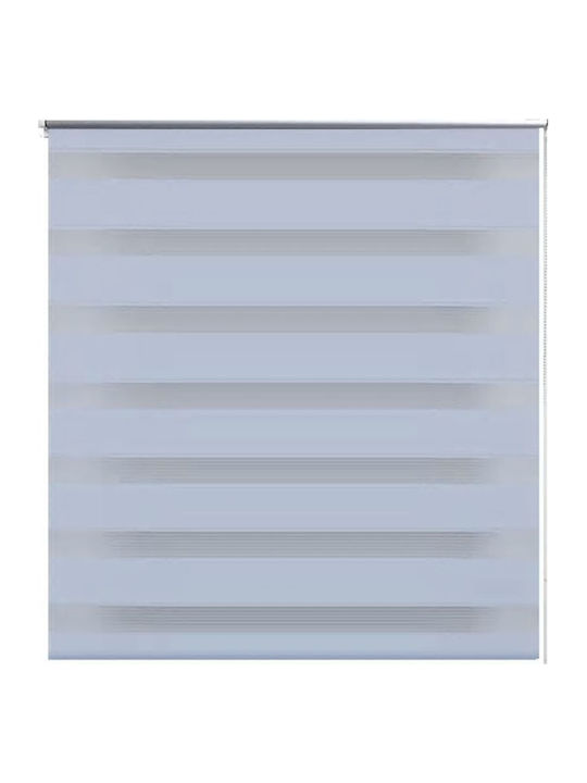 vidaXL Roller Blinds Zebra Double White W140xH175cm 240222