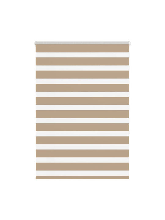 vidaXL Roller Blinds Partial Blackout Brown W110xH150cm 4014549