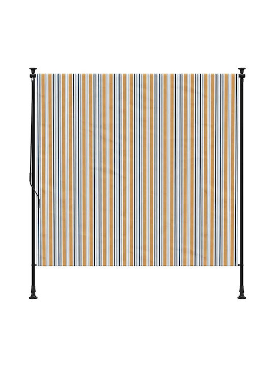 vidaXL Rollos Partieller Blackout Gelb B150xH270cm 368774