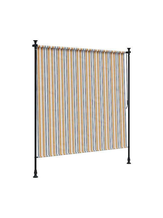 vidaXL Rollos Partieller Blackout Gelb B150xH270cm 368774