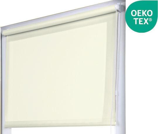 Central Home Ρόλερ Σκίασης Μερικής Συσκότισης Π61xΥ150εκ. Εκρού