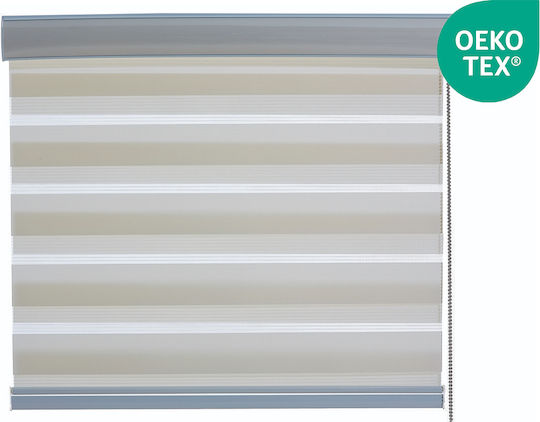 Central Home Ρόλερ Σκίασης Μερικής Συσκότισης Π230xΥ100εκ. Μπεζ