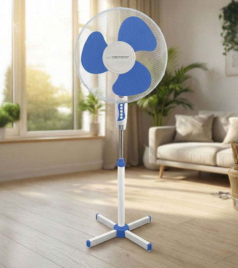 Esperanza Pedestal Fan 50W 40cm Diameter White