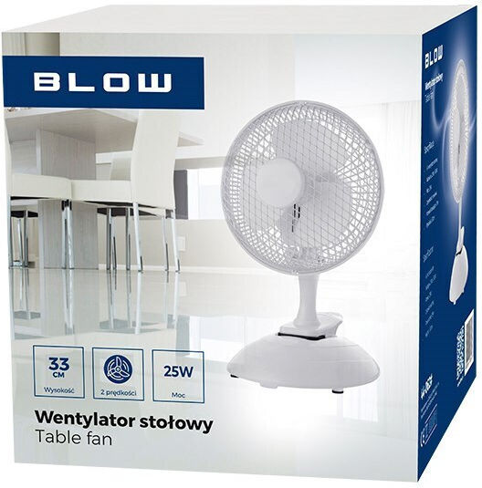 Blow 44-062 Ventilator Cu Clemă 22W Diametru 15cm Alb