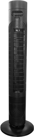 Morris Ventilator Tip Turn 25W cu Telecomandă Negru
