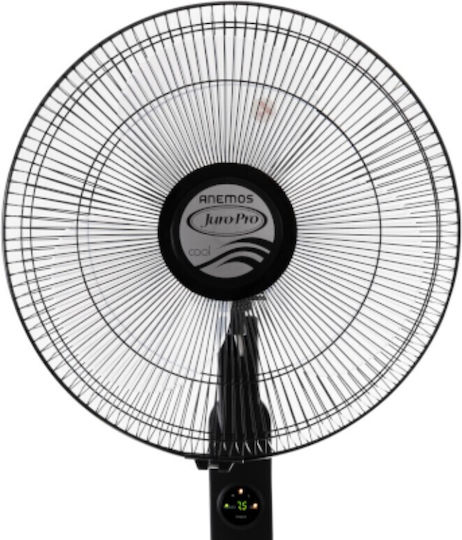 Juro-Pro Juro-Pro Pedestal Fan 60W Fan Diameter 40cm with Remote Control Black