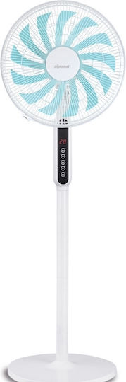 Diplomat DFX-535RC Ventilator Sockel 60W Lüfterdurchmesser 40.64cm Blau