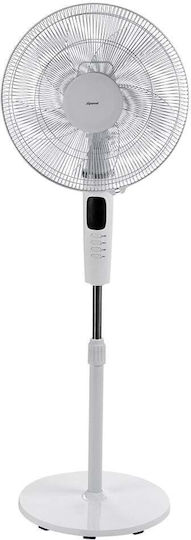 Diplomat DFX-500RC Fan Pedestal 50W Diameter 40.64cm White