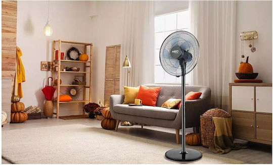 Neo Tools Ανεμιστήρας Ορθοστάτης 50W Διαμέτρου 40cm Μαύρος