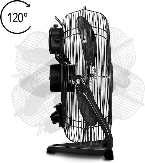 Trotec TVM15 Ανεμιστήρας Δαπέδου 59.5W Διαμέτρου 35cm Μαύρος