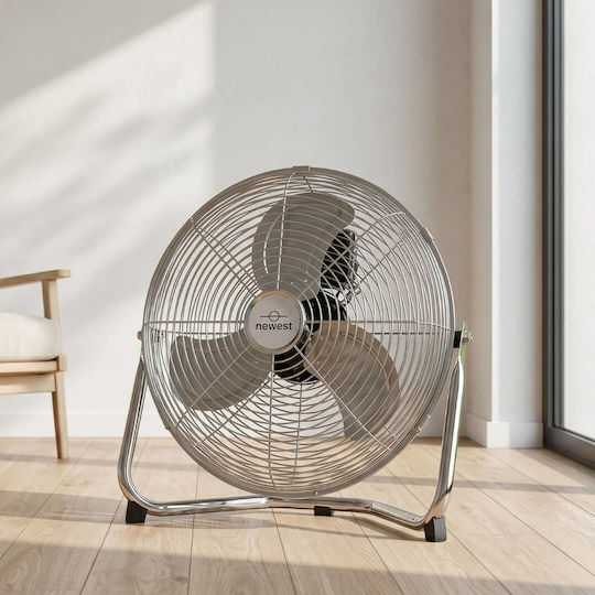 Newest FA-400F Bodenventilator 90W Lüfterdurchmesser 40cm Silber