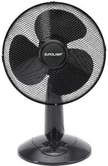 Eurolamp Tabletop Fan 55W Fan Diameter 40cm Black