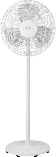 Sencor Ανεμιστήρας Ορθοστάτης 50W Διαμέτρου 40cm Λευκός