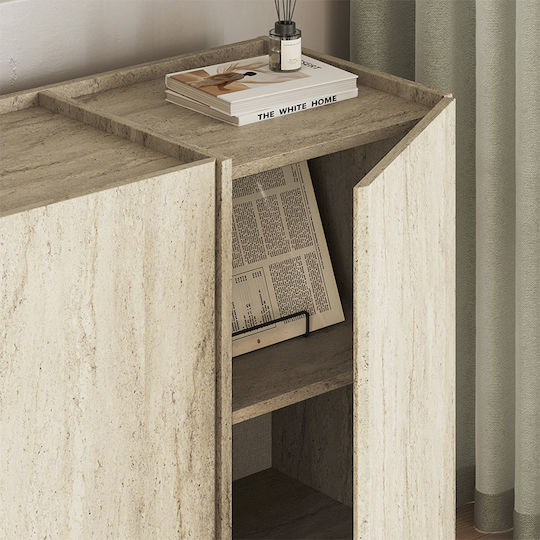 Μπουφές Dorma Ξύλινος Εκρού 180x45x80.2cm