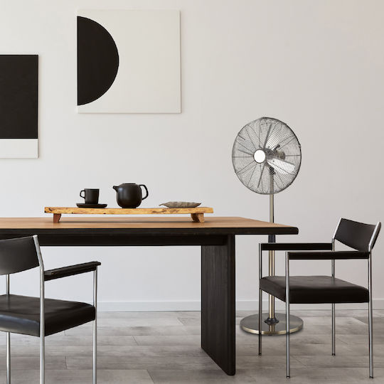 Aca Aca Pedestal Fan 60W Fan Diameter 45cm Silver