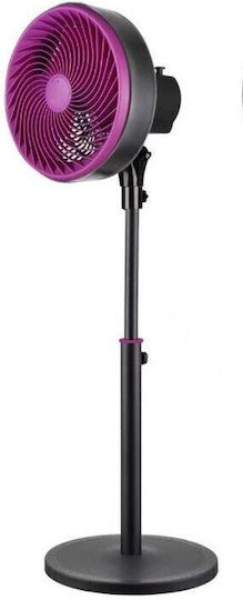 Ventilator Pe Piedestal 70W Diametru Ventilator 25cm Violet