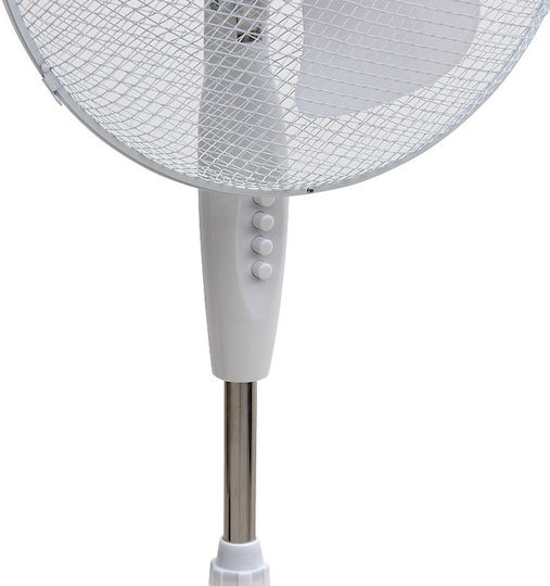 Eurolamp Pedestal Fan 40W Fan Diameter 40cm White