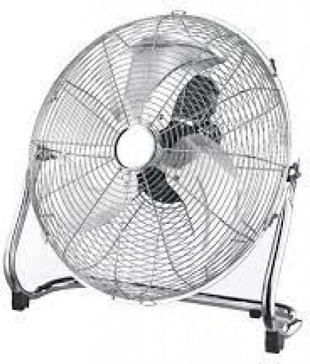 Mistral Plus Floor Fan 140W 45cm Diameter Silver