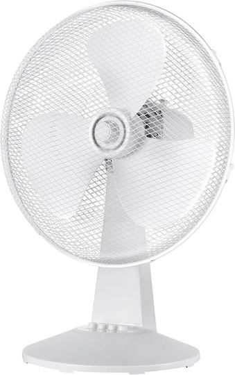 Inventor Επιτραπέζιος Ανεμιστήρας 40W Διαμέτρου 35cm Λευκός