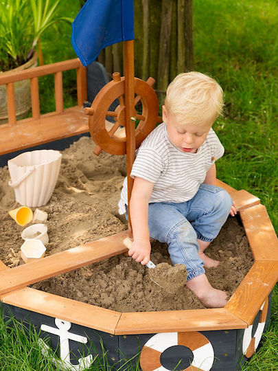 Sandkasten Spielzeug Piratenschiff Blau Für 3+ Jahre