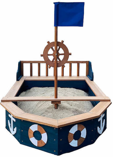 Sandkasten Spielzeug Piratenschiff Blau Für 3+ Jahre