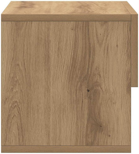 Noptiere Dormitor Din Lemn Maro 2 Bucăți 46x29.5x30cm